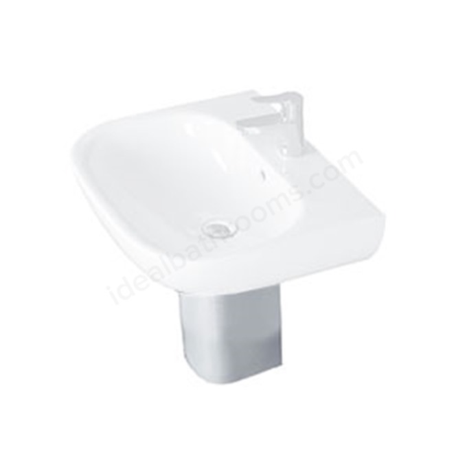 Essential LILY Semi Pedestal Only; White