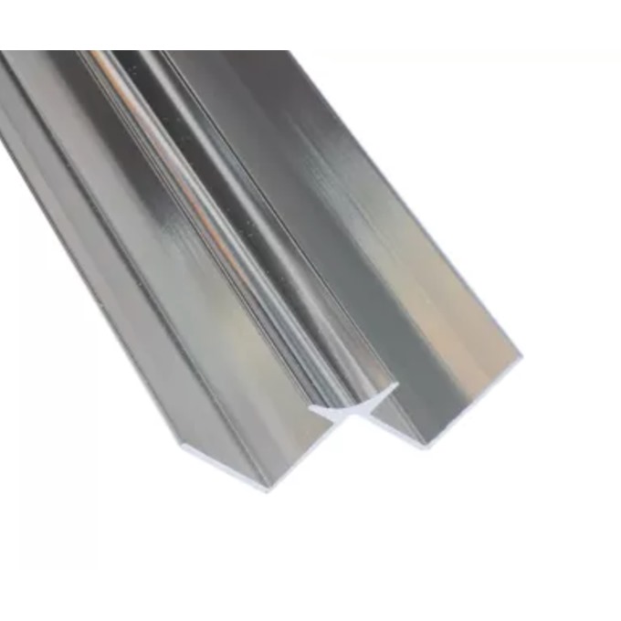 11mm Aluminium Internal Winged Corner Chrome