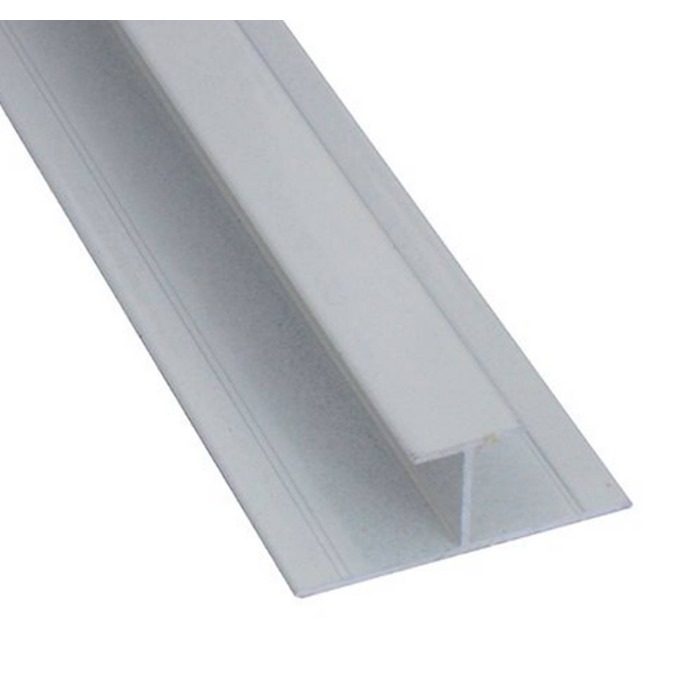 11mm Aluminium H Joint White