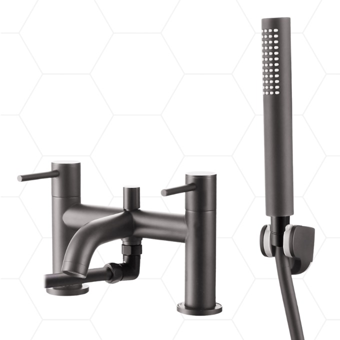 Gordon Bath Shower Mixer - Gunmetal