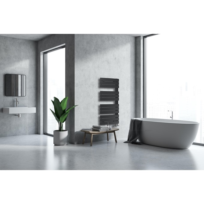 Lazzarini pieve 1080 x 550 anthracite Towel Warmer