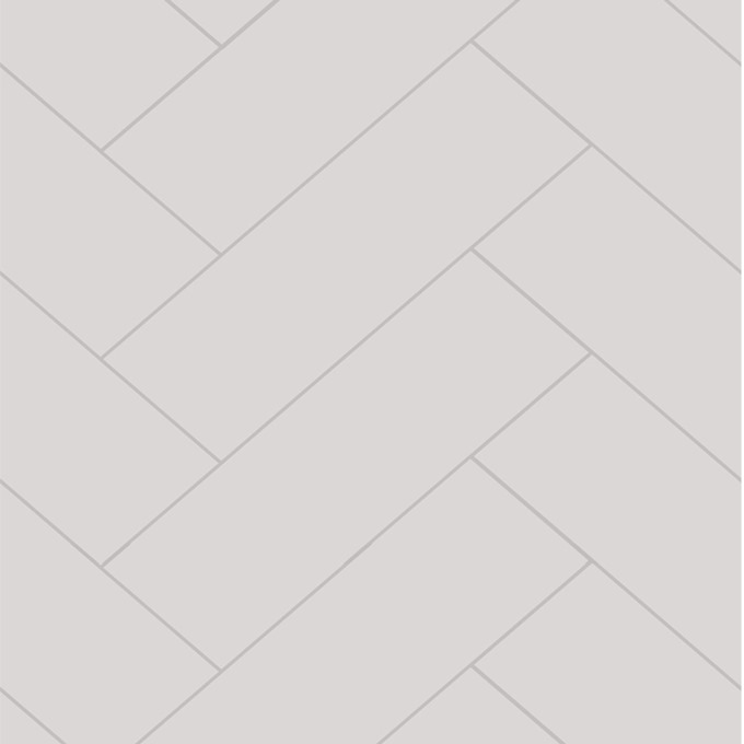 Fibo White Silk Herringbone Panel 2.4 x 0.6m Tongue & Groove