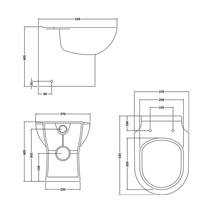 Essential Gem Back to Wall Pan