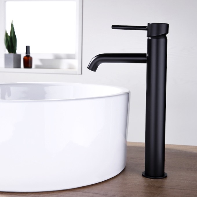 Gordon Hi Rise Mono Basin Mixer - Black