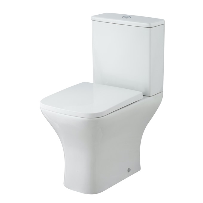 Avon Rimless C/C Pan With Cistern and Wrap Soft Close Seat