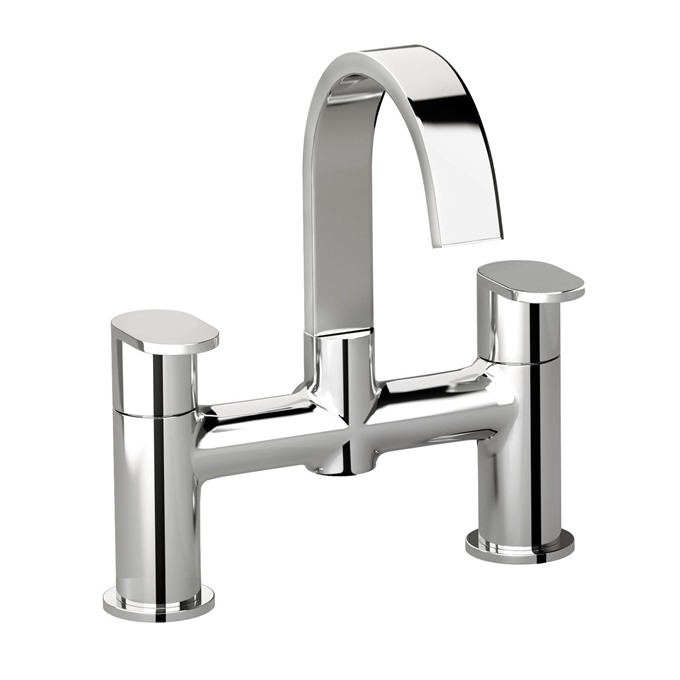 Essential Osmore Bath Filler 1 Tap Hole Chrome