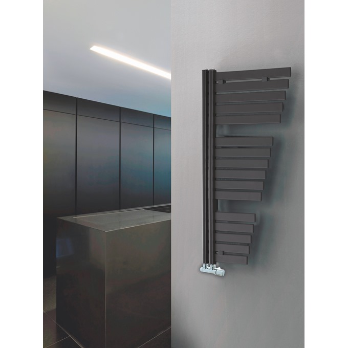 Lazzarini randa 1100 x 590 anthracite Towel Warmer